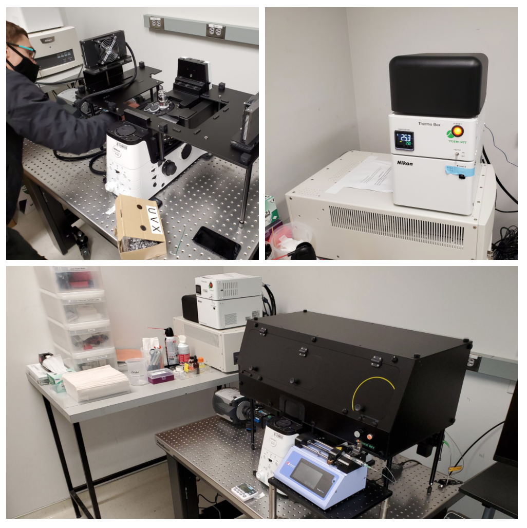 Installing our Brand New Temperature Control Microscope Enclosure from Tokai Hit